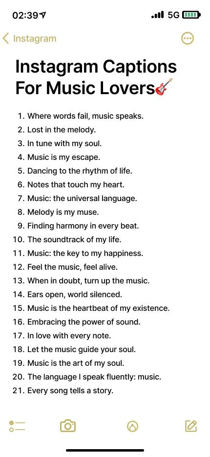 180+ Captions for your favorite song: Best ideas for Instagram.